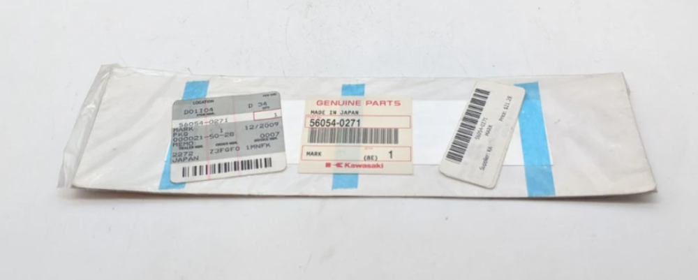 06-11 Kawasaki Ninja ZX-14 ZX1400 OEM Tail Cover Mark Decal 56054