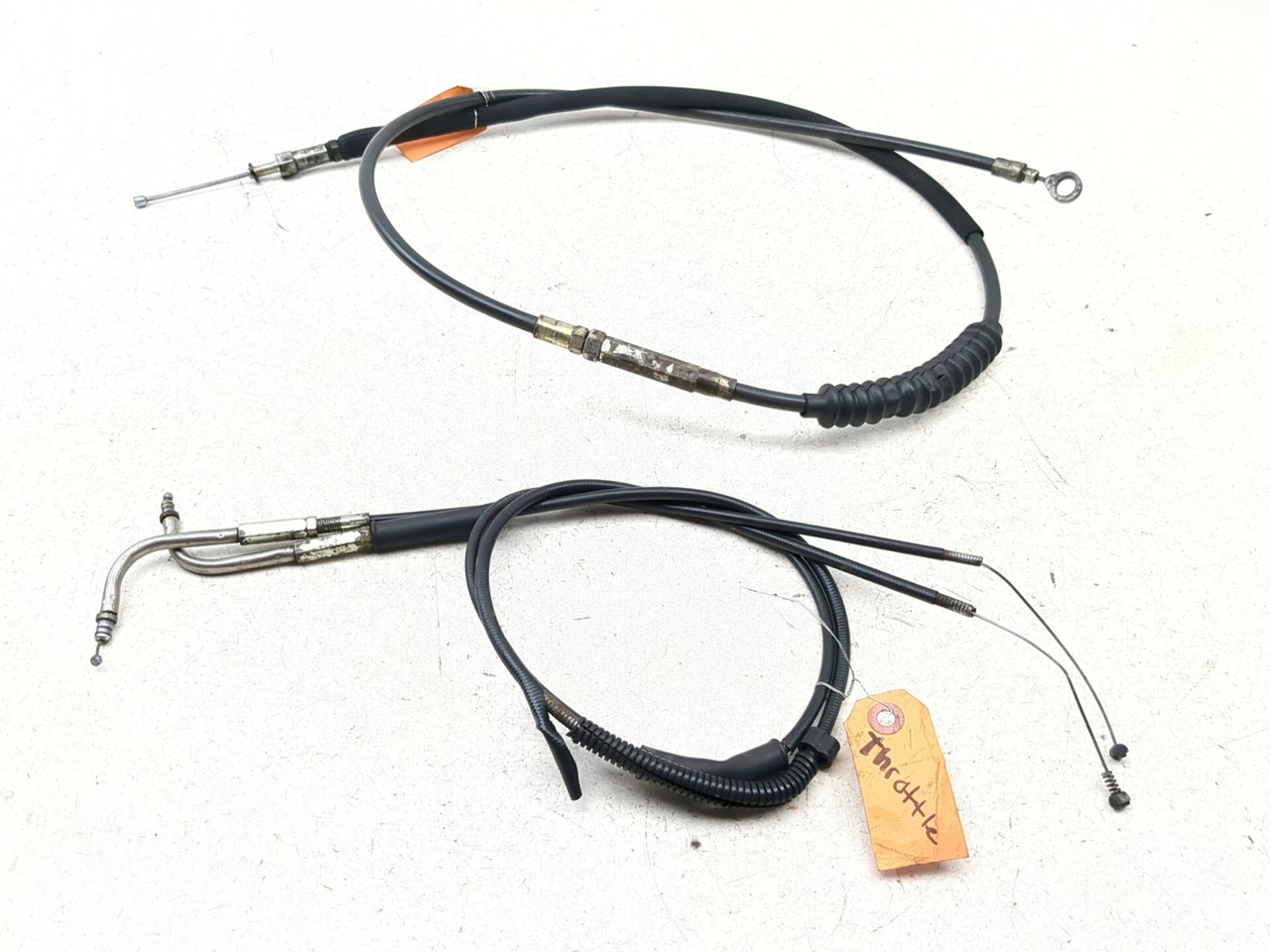 その他 E 00-06 Harley Davidson Fat Boy FLSTFI Front Throttle Clutch Cable