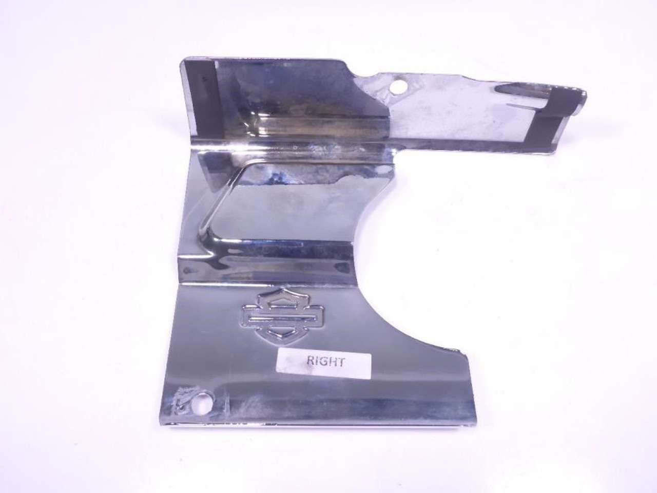 K 04 Harley Road Glide FLTRI Right Side Chrome Cover Guard