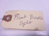 09 BMW G650X Country Front Brake Split