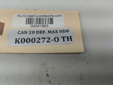20 Can Am Defender MAX HD8 DPS Side Cover Panel Plastic