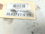 07 BMW F650 GS F650GS Air Filter Box Cleaner Housing 7680497