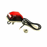 Universal Stainless Steel Red Stud Mount Trailer Marker Light 2521146