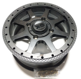 KMC XD Powersports XS234 15X6 4X156 S-BLK 38MM Wheel USED Polaris RZR Ranger 