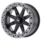 MSA M31-05756 Lok2 15x7 Satin Black Wheel Arctic Cat Wildcat UTV