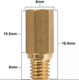 QTY 4 | 1980-2024 EBC Moto Keihin Hex Head Main Jet 99101-357-110 Motorcycle ATV