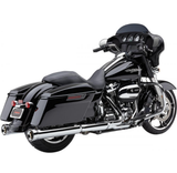 2017-2022 HD FLH Cobra Neighbor Hater CHROME Slip-On Mufflers 1801-1049