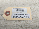 18 Kawasaki Mule Pro DXT KAF1000 Clutch Mount Bracket Holder Assembly