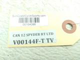 12-19 Can Am Spyder Roadster RT Limited 12v Power Socket