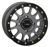 System 3 SB-5 Beadlock 15x7 ATV/UTV Wheel - Gunmetal (4/137) 5+2 PN=15S3-5637