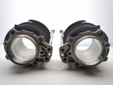 04-10 Kawasaki Vulcan 2000 VN2000 Engine Motor Cylinder Head Jugs Set Pair