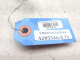 02-08 Yamaha Zuma YW50 Front Left Rearview Mirror