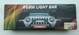 XK Glow 14" RGBW LED Light Bar Off-Road ATV UTV Universal XK-BAR-14
