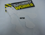 QTY 3 | SCOTT Voltage Works Pro Clear Tear Off Replacement Lenses 205155-223