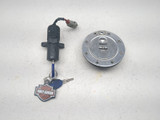 00-09 Buell Blast Lock Set Ignition Switch Cap And Key Set