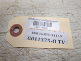 16 Kubota RTV X1140 Air Fuel Breather