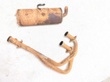 18-25 Kubota RTV XG850 Sidekick Header & Muffler Exhaust Header Pipe Can Slip-On