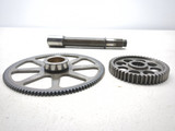 04-10 Kawasaki Vulcan 2000 VN2000 Engine Motor Starter Clutch Gears W/ Shaft