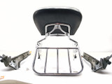 08-13 Harley Davidson Road King FLHR Backrest Luggage Rack Sissy Bar Pad Set