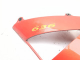 05 06 Kawasaki ZX6 ZX 636 Left Mid Fairing Cowl Body Cover Panel 55028-0028