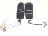 06 Harley Davidson Street Glide FLHXI Rear Left Right Passenger Foot Peg Set
