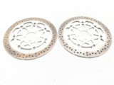 02 03 Kawasaki 1500 Vulcan Mean Streak Front Brake Rotors Disc Set 41080-1511-5D
