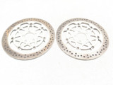 02 03 Kawasaki 1500 Vulcan Mean Streak Front Brake Rotors Disc Set 41080-1511-5D