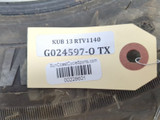 09-16 Kubota RTV 1140 CPX Trailer Master 25X10-12 Front Rear Tire TM77