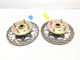22-24 Kandi EV Cowboy E10K Front Left & Right Wheel Hub & Brake Rotor Set Pair