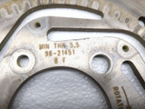 08-12 Can Am Spyder RT SE5 Rear Brake Rotor Disc 705600591