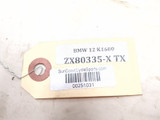 11-16 BMW K1600 GT Rear Inner Fender Mudguard Battery Tray