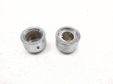 04-06 Harley Road King Custom FLHRSI Front Axle Nut Cover Set 44116-07A