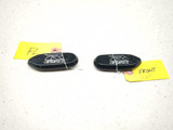 06 07 Suzuki GSXR 600 750 Front Emblem Badges Mirror Block Set Pair