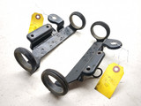 91-93 Suzuki GSX1100 G GSX 1100 Front Fork Suspension Support Brackets Set\