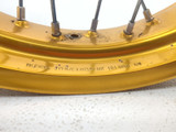 00-24 Suzuki DRZ400SM DRZ400 Front Wheel Rim STRAIGHT 17X3.50