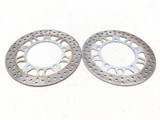03-12 Suzuki Burgman AN650 Front Left Right Brake Rotor Disc Set
