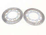 03-12 Suzuki Burgman AN650 Front Left Right Brake Rotor Disc Set