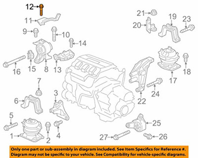 1986 Honda FOURTRAX 200SX OEM Flange Bolt 6x12mm 95701-06012-08
