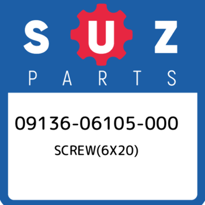 05-11 Suzuki Boulevard M109R OEM Screw 09136-06105 New