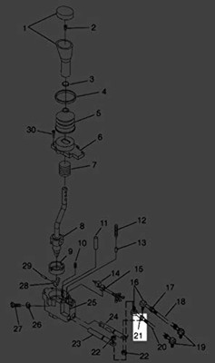 1987-1994 Polaris Sportsman Trail Big Boss OEM Nut 7546701