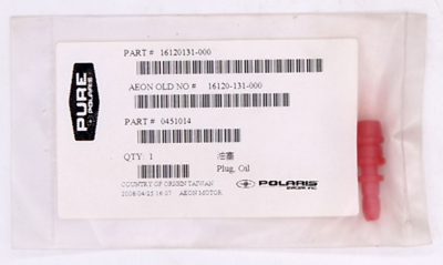Polaris Genuine Oil Plug 0451014 QTY 2 Predator Sportsman Scrambler
