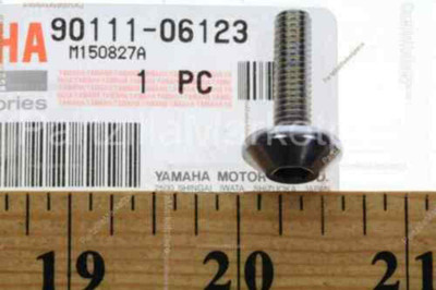リクエスト 12-24 Yamaha Hex Socket Button Bolt 90111-06123-00 FZ MT Niken XSR