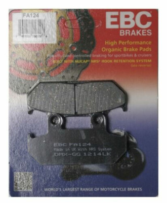 1986-1988 Honda VFR700F VFR750F CBR1000F EBC FA124HH Double-H Sintered Brake Pads