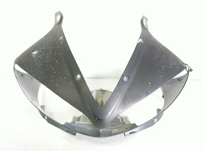 ろっく 04 Yamaha YZF-R6 R6S Black Front Upper Headlight Fairing Plastic