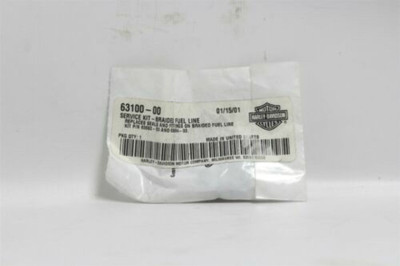Harley-Davidson Braided Fuel Line Service Kit 63100-00