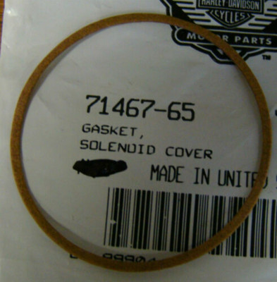 1965-1988 Harley Davidson Solenoid Gasket Cover OEM 71467-65