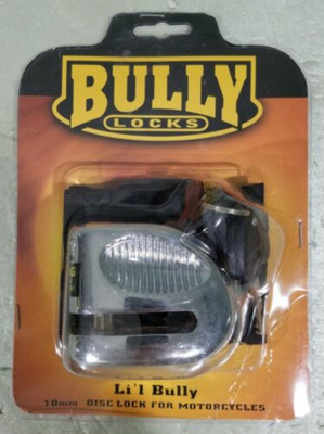 Bully Locks Li'L Bully 10MM Chrome Disc Lock Motorcycle Security TR132225