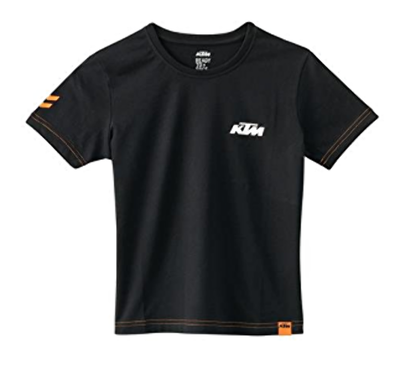 2017 KTM Kids Racing Tee Black UPW1796605 Size XS