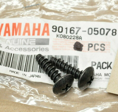 Yamaha Tapping Screw YZF-R1 R6 FZ-1 WR250R X 05078 QTY 2 OEM 90167-05078