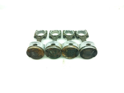 90 91 Honda CBR1000F Hurricane Engine Motor Pistons and Rods